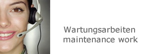 maintenance work - Wartungsarbeiten